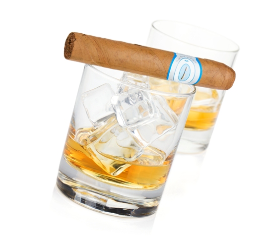 cigar and Alcohol