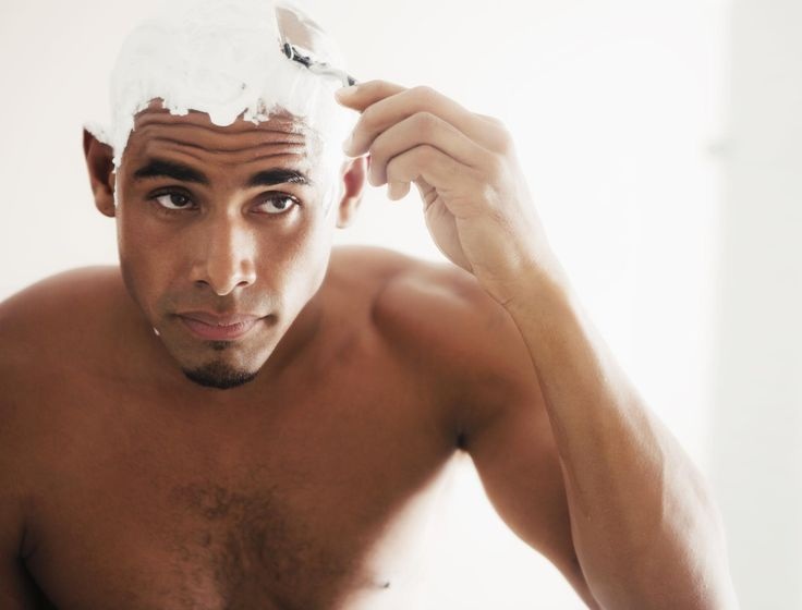 how to shave a bald head