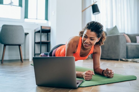 working out at home